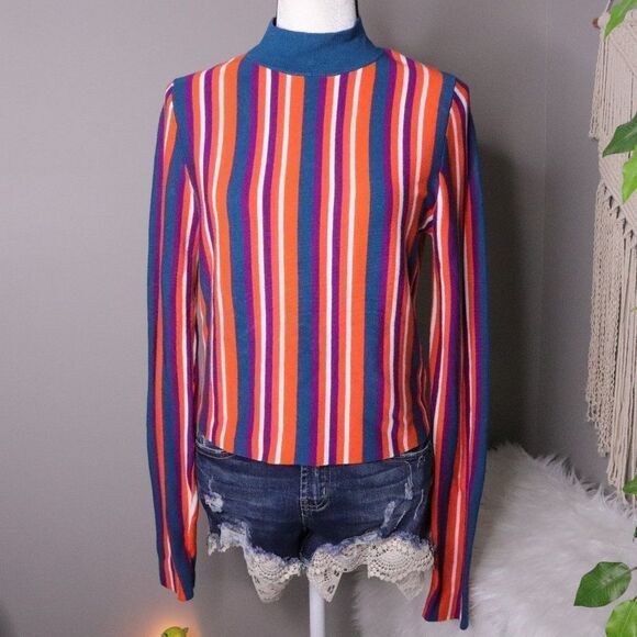 Victor Glemaud Multicolor Striped Top - Picture 2 of 7